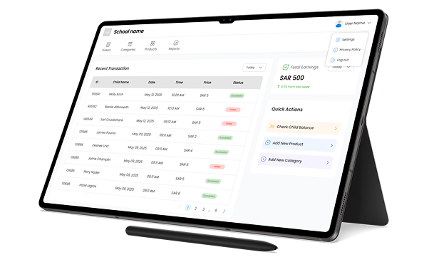 Tablet Dashboard